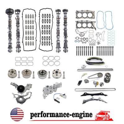 4x Camshaft & Rockers Arms Lifters Kit for 11-16 Chrysler Dodge Ram Jeep 3.6L V6