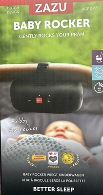 ZAZU Robby Baby Rocker Kinderwagenschaukler sanftes Schaukeln mit Sensor & Akku