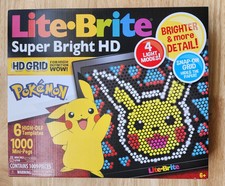 Lite Brite Super Bright HD Edición Pokemon - Pantalla Iluminada Pikachu TOTALMENTE NUEVO
