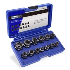 13-Piece Impact Bolt & Nut Remover Set, Stripped Bolt Extractor, Cr-Mo Tools