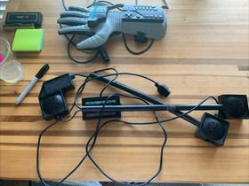 Original Nintendo Power Glove Untested w/ Sensor Bars! Nes Vintage!