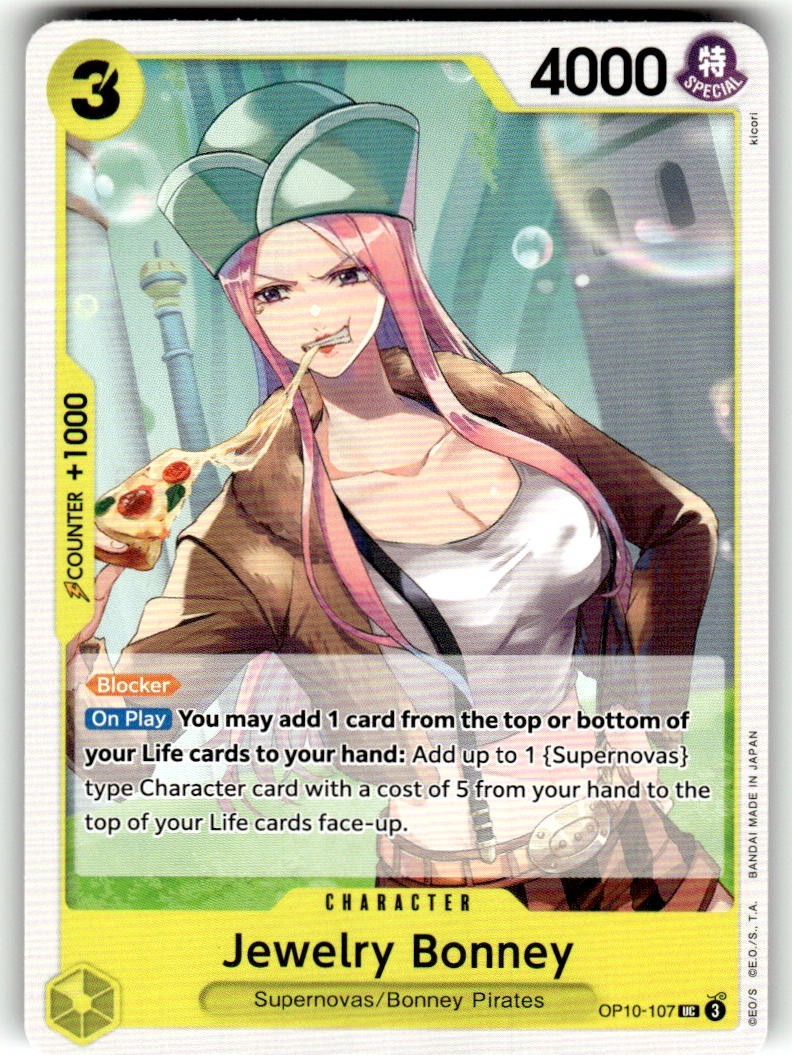 Jewelry Bonney OP10-107 UC One Piece Royal Blood NM/M