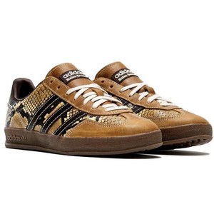 adidas Gazelle Indoor Wales Bonner Snakeskin Brown Men's US Sizes KK3641