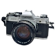 Canon AE 1 FD 50mm F1.4 S.S.C. Film Camera Body Lens Set Z6575