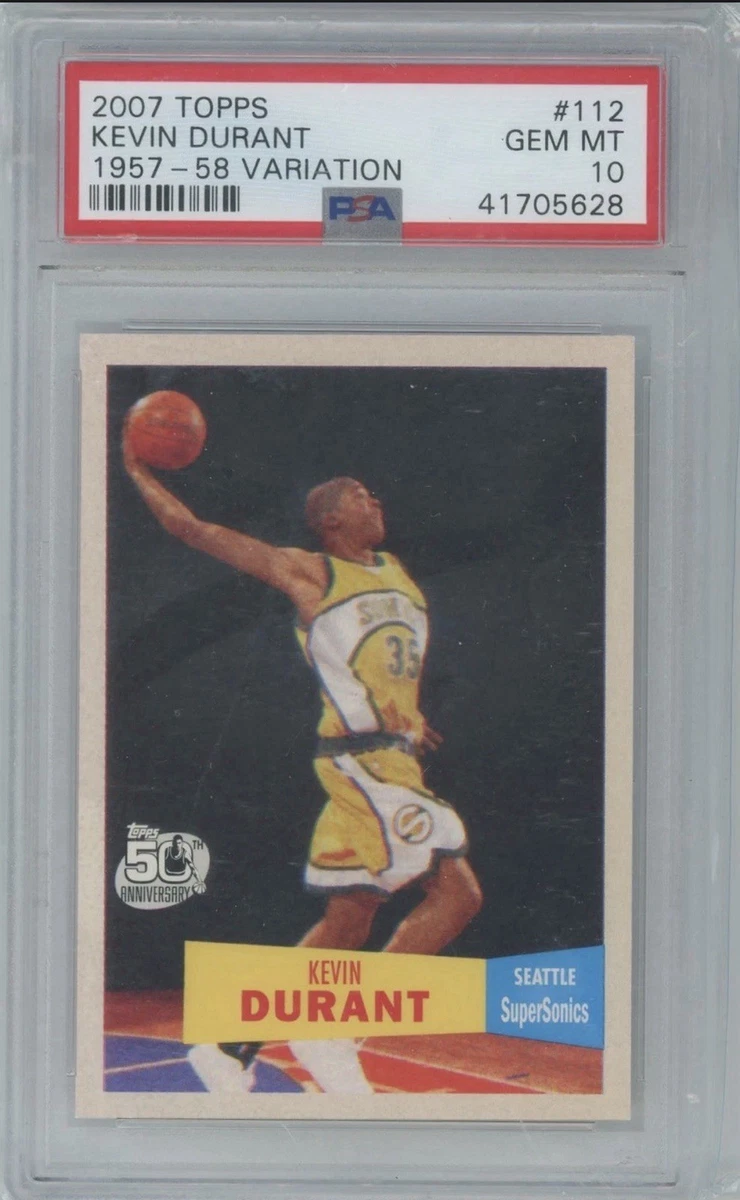 Kevin Durant Basketball Grade 10 Rookie Sports Trading Cards