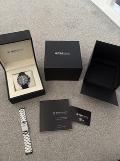 Tag Heuer Formula 1 Men's Chronograph Watch 2 x Straps BOX & PAPERS