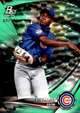 2022 Bowman Platinum Kevin Made Green Icy Foil /99 Cubs #TOP-57 Numbered Rookie