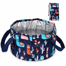 Saiveina Collapsible Foot Bath Basin for Soaking Feet, Portable Foot Bath