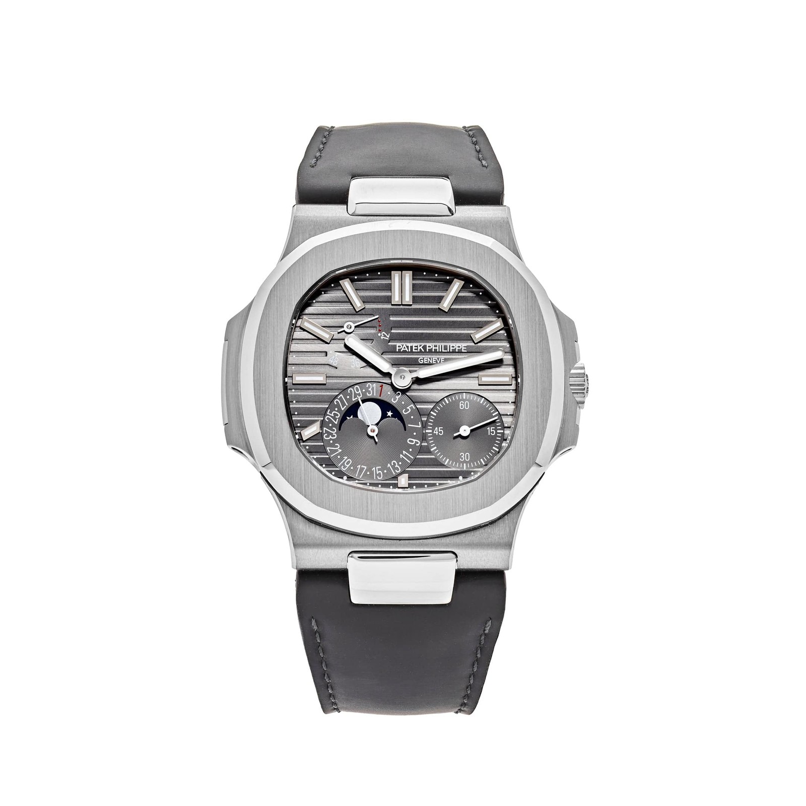 Patek Philippe Nautilus 5712G-001 Moon Phase White Gold Watch 2024