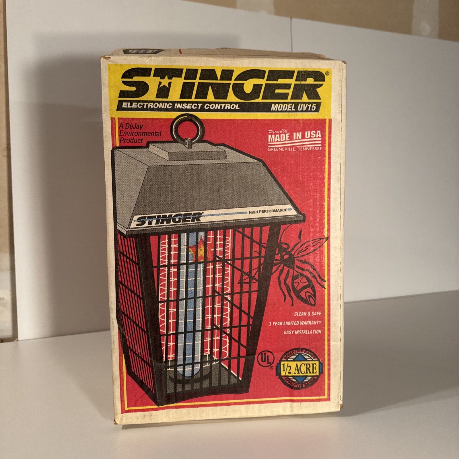 Vintage Stinger Bug Zapper Model UV 40 USA open box like use