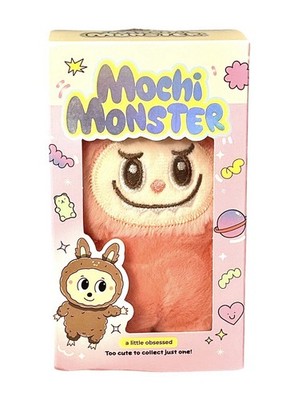 🔥New Mochi Monster Plush Charm Collectible Keychain Pink Monster