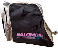 Salomon Club Ski Boot Gear Kit Bag 80s 90s Retro Vintage Boots White Pink