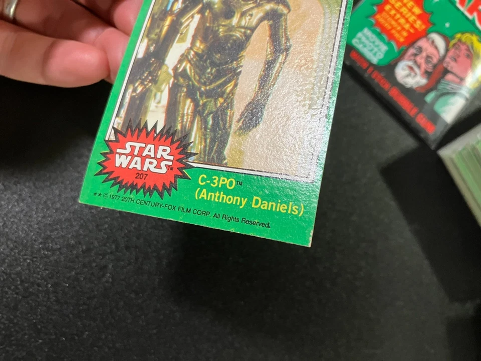 1977-78 Topps STAR WARS Green Series 4 complete set of 66 cards Near Mint #207 - Image 3 of 4