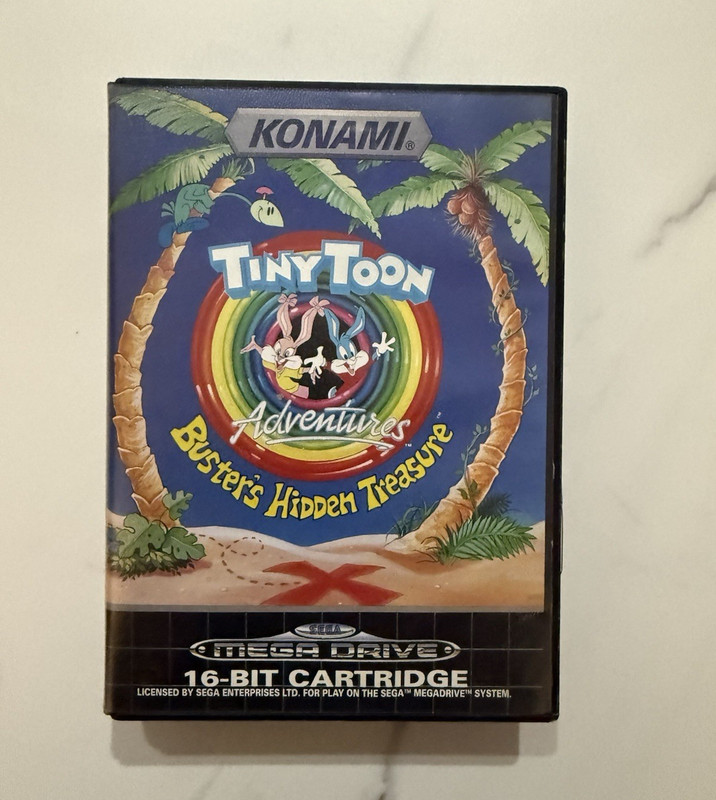 Tiny Toon Adventures: Buster's Hidden Treasure Mega Drive Case