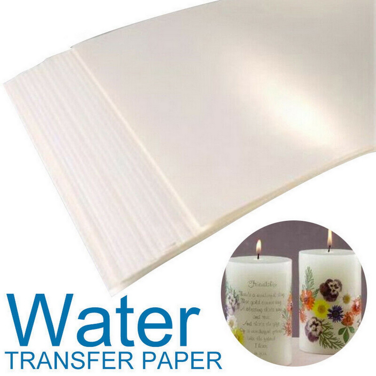 5 Sheets Waterslide Decal Paper Inkjet A4 Water Slide Transfer Deco