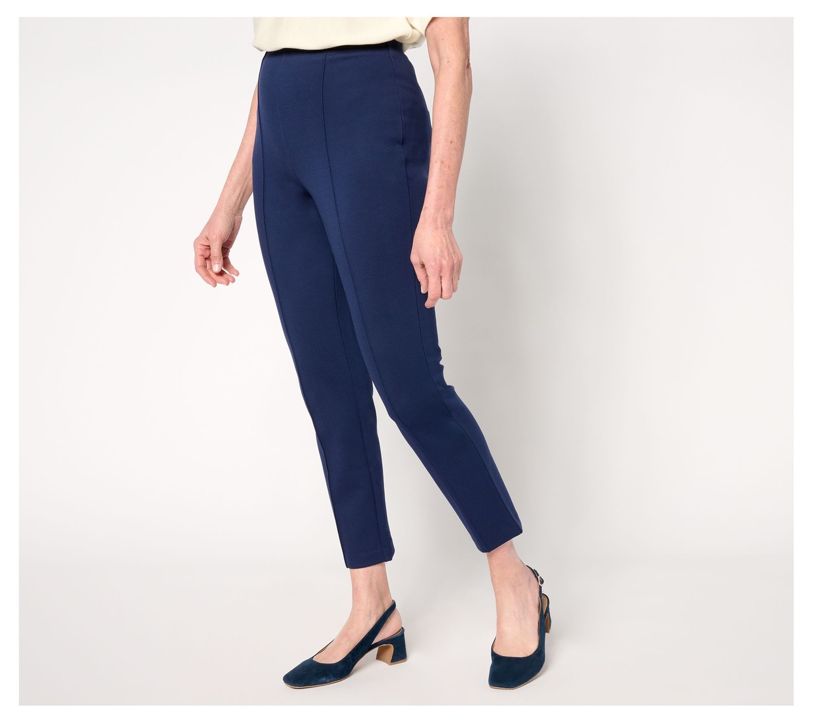 Joan Rivers Classics Collection Women's Pants Sz S Regular Blue A684668