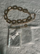 Chain Belt for Women Metal Waist Chain Chunky Belly Link Belt Thick Chain Belts