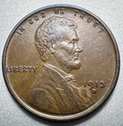 1913-D  LINCOLN CENT   AU+ DETAILS  BETTER DATE  #2431