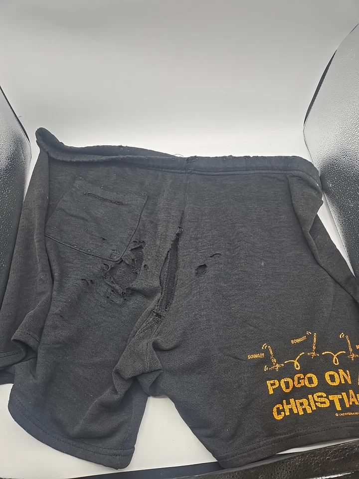 Pantalones cortos vintage súper raros Meatmen Band Foto 4 de 4