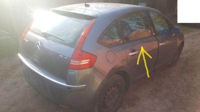 Citroen C4 I 2005 Rechts Fenster Scheibe Tür hinten TRIPLEX ASA13463