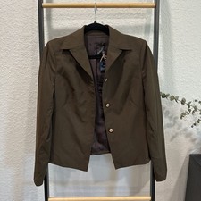 Brooks Brothers Loro Piana Wool Brown Blazer Women  s Size 6 see details 