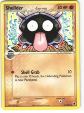 Shellder δ Common Pokémon TCG EX Dragon Frontiers 63/101  on eBay