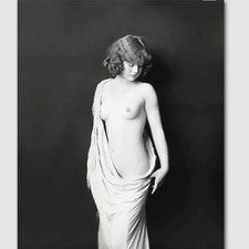 Clara Bow Foto Impresión Glamour 8 por 10 Actriz de Cine Vintage Años 20 Aleta