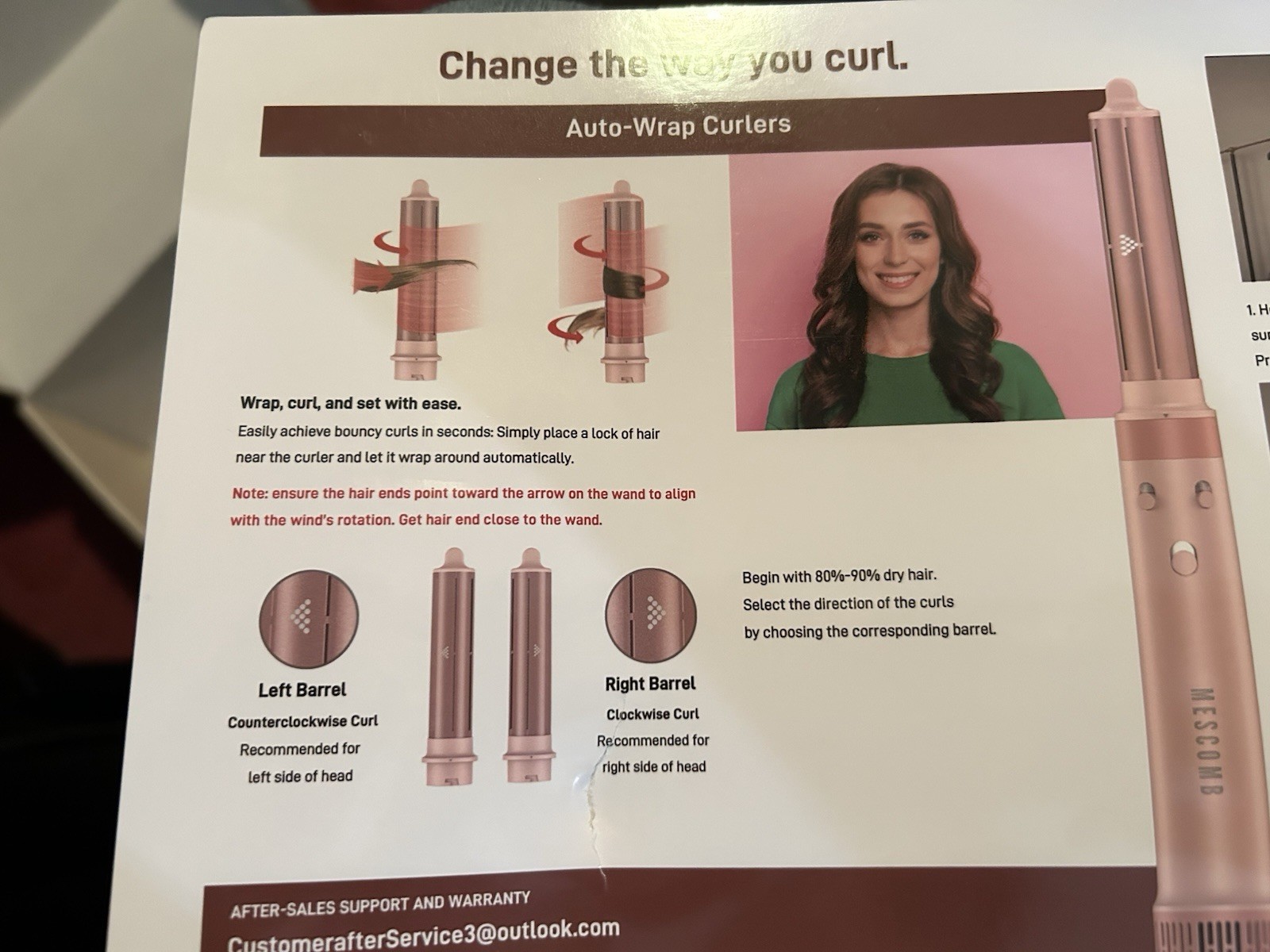 5 in 1 Hair Dryer Brush Fast Blow Dry & Curling Styling Tool Included Travel Bag