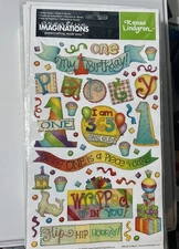 Creative Imaginations Renae Lindgren 1st Birthday stickers, Lot of 4 packs