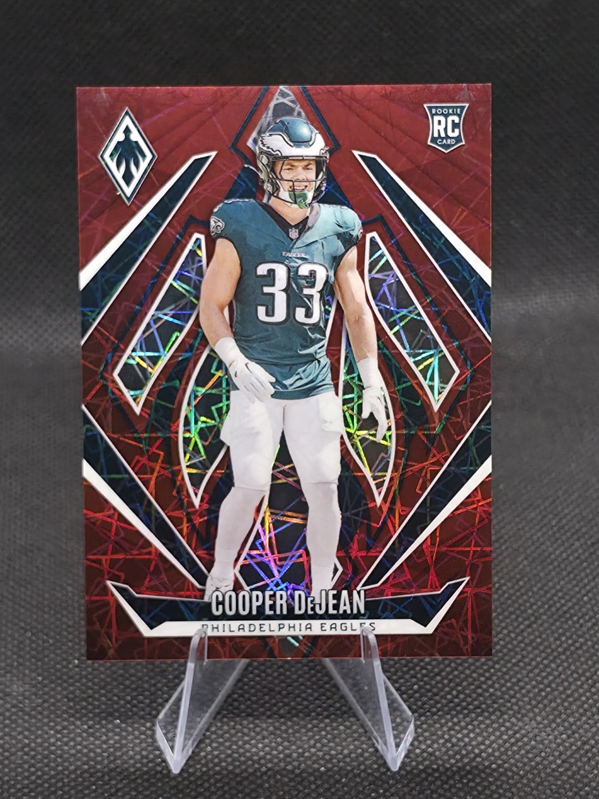 2024 Panini Phoenix - Rookies Cooper DeJean #171 Red Lazer /199 (RC)
