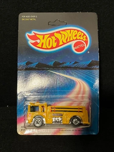 Vintage 1987 Mattel Hot Wheels Fire Eater Vehicle #4001 Fire Truck NEW Sealed
