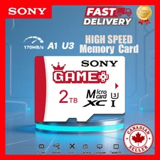 2TB 1TB 512GB Micro SD TF Memory Card Class 10 U3 High Speed Flash 4K SDHC SDXC