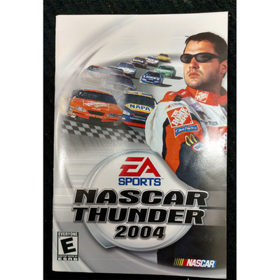 NASCAR Thunder 2004 Playstation 2 (PS2)Manual(NO Game/CoverArt/Case)No Tracking