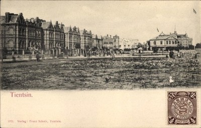 Ak Tianjin Tientsin China, Teilansicht - 4393370