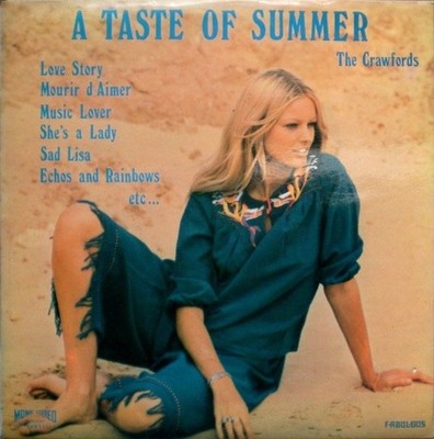 The Crawfords    A Taste Of Summer - FR Original 1971 LP 33T - Pop Folk - NM