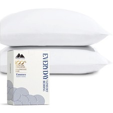 Mayfair Linen 100 Organic Cotton King Size Pillow Cases Set 4 - Soft Hotel