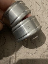 2 Vintage Pewter Napkin Rings 3 Matching Marked London