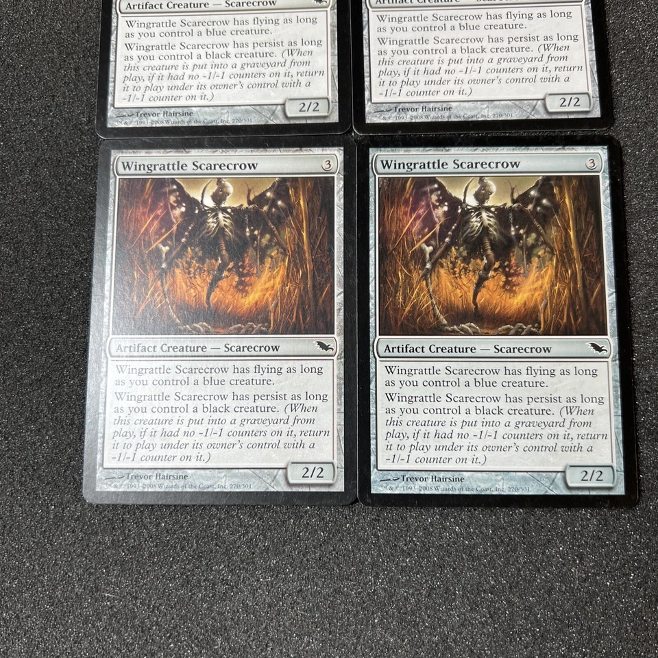 Wingrattle Scarecrow Magic The Gathering Mtg Artifact Shadowmoor Card 4 - Image 3 of 4