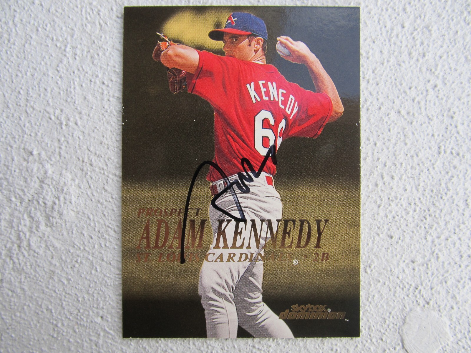 Cardinals Adam Kennedy Signed Autographed 2000 Skybox Dominion Mint | eBay