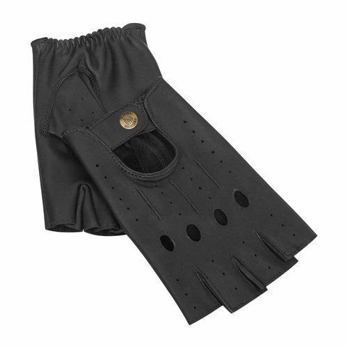 Nuevo Estilo Retro Calidad Cuero Suave Guantes de Conducir Sin Dedos Moda - Imagen 42 de 58