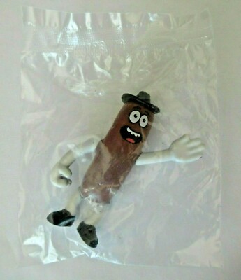 Denny's Restaurant Grand Slam Kid's Breakfast Toy SAUSAGE Figurine * NEW *
