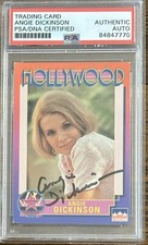 1991 Starline Card Angie Dickinson Signed Super Model PSA DNA COA AUTOGRAPH