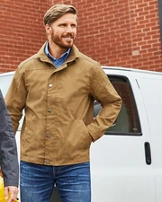 Harriton Jacket Coat Men's Auxiliary Canvas Work