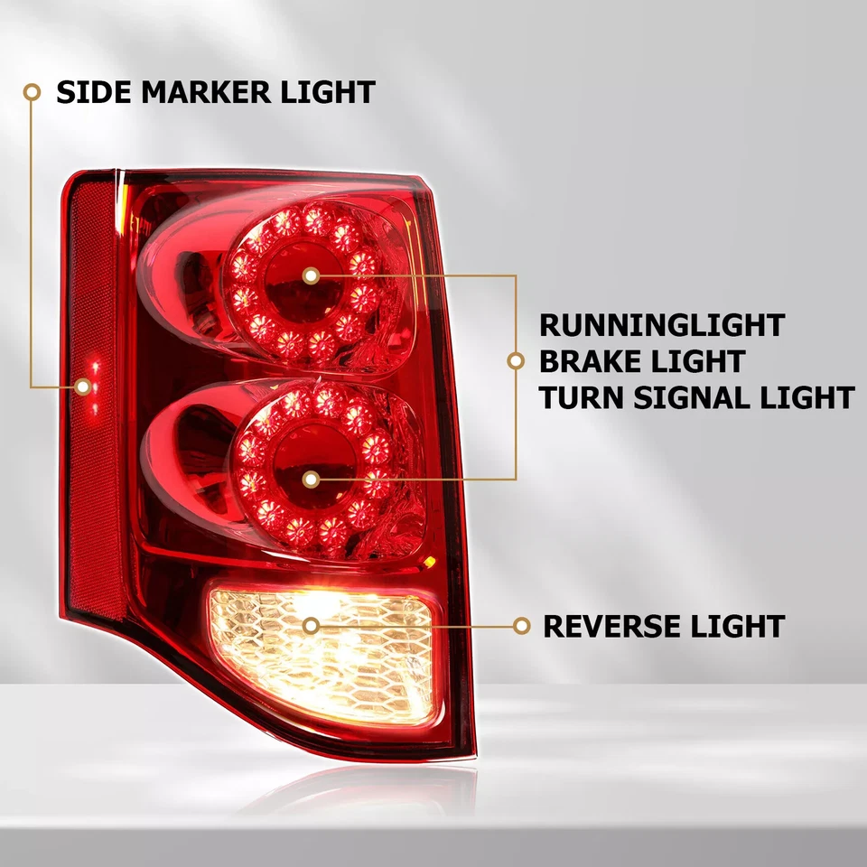 Для 2011-2020 Dodge Grand Caravan светодиодные задние фонари стоп-сигнал пара - Изображение 2 из 4