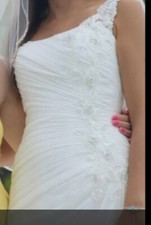 Davids bridal wedding dress size small