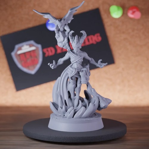 Dragonborn Sorcerer Miniature Mage Mini Dungeons and Dragons DnD 5e ...