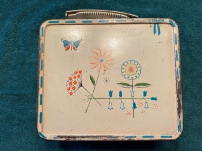 1956 Junior Miss Aladdin Metal Lunch Box/Pail - RARE FIND