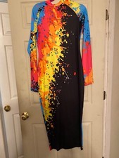 woman multicolored Bodycon dress