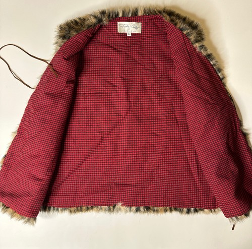 Tasha Polizzi Vegan Fur Vest Leopard Print Size Large Womens - Picture 4 of 6