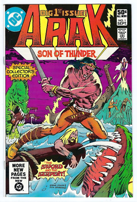 DC Comics ARAK SON OF THUNDER #1 first printing